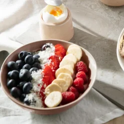 Iris dyp skål 15,5 cm rosa