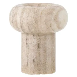 Isabea telysholder 12 cm marmor natur