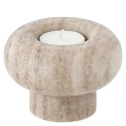 Isabea telysholder 7,5x10 cm marmor natur