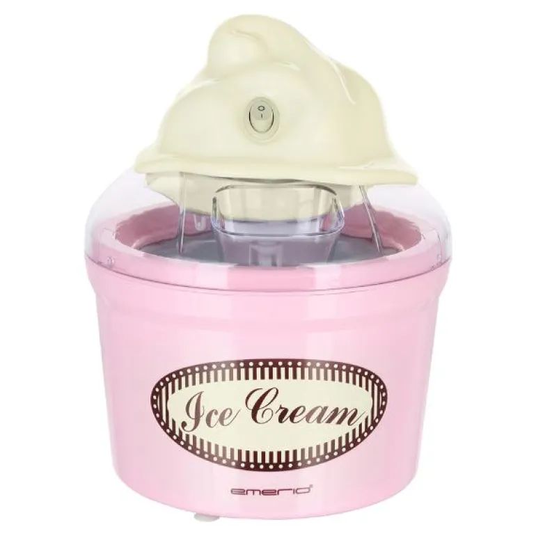 Iskremmaskin 1,2L retro pink