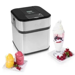 Iskremmaskin 1,5L rustfri LCD
