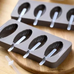 Ispinneform 4 stk madeleine latte silikon