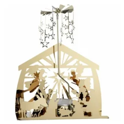 Istind englespill 18 cm gull/metall