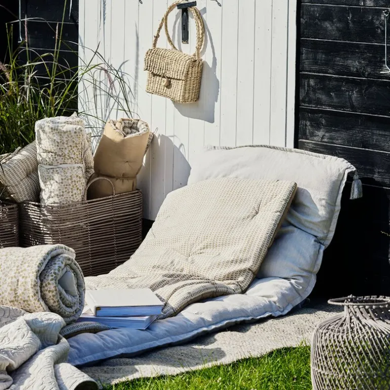 Ivenne sittepute/madrass 180x70 cm oker