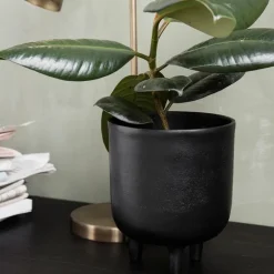 Jang potte 18x15 cm svart oksidert