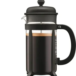 Java presskanne 1L 8 kopper svart