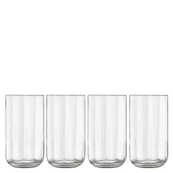 Jazz ølglass/longdrinkglass 45 cl 4 stk