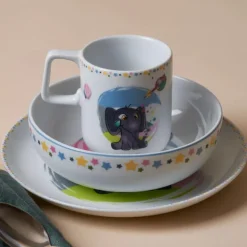 Jippi & Truls barnesett 3 deler porselen