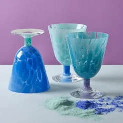 Jubalong vinglass 26 cl blå