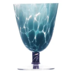 Jubalong vinglass 26 cl turkis/lilla