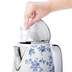Jug elektrisk vannkoker 1,7L China Rose blå/hvit