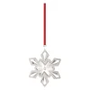 Jul 2024 ornament snøfnugg sølv