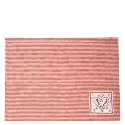 Jul dekkebrikke 48x35 cm rød/beige