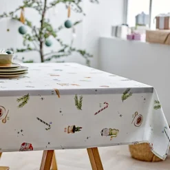 Juleduk 140x250 cm christmas days red