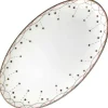Julemorgen Girlander oval asjett 20 cm