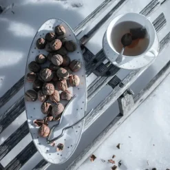 Julemorgen Girlander oval asjett 20 cm