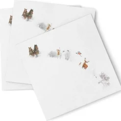 Julemorgen Story juleserviett 40x40 cm