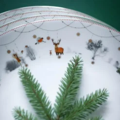 Julemorgen Story tallerken 25 cm 2 stk