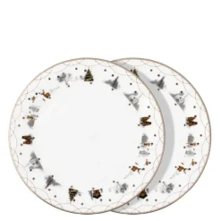 Julemorgen Story tallerken 28 cm 2 stk