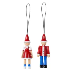 Jule-Ole og Jule-Lise rød/blå/hvit