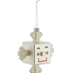 Julepynt snøkrystall sølv