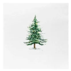 Juleserviett juletre 33x33 cm