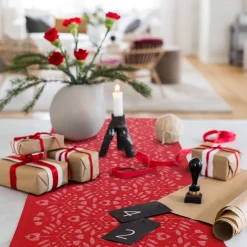 Julhjärtan løper 35x140 cm