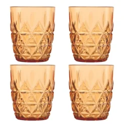 June picknick vannglass 28 cl 4 stk amber