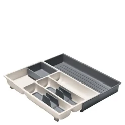 Justerbar skuffeinnsats til bestikk