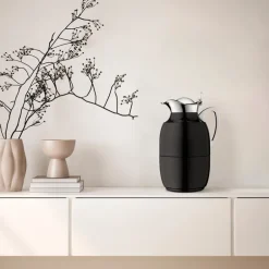 Juwel termokanne 1L rustfritt stål blank svart