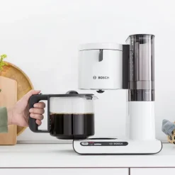 Kaffetrakter 1100W 1,25l hvit