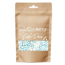 Kakestrø 55 g blå/hvit