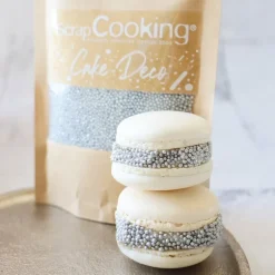 Kakestrø minikuler 80 g sølv