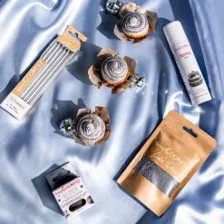 Kakestrø minikuler 80 g sølv