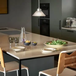 Kalo lampe 22 cm hvit