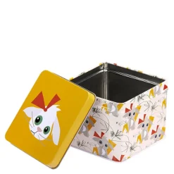 Kanin matboks 8x10 cm gul