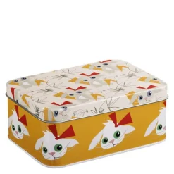 Kanin matboks 6x10x14 cm gul