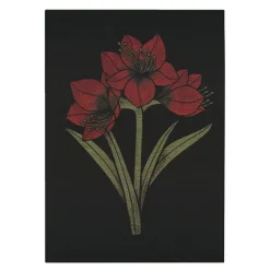 Kapamaryllis håndkle 35x50 cm rød