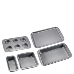 Karabo bakesett 5 deler grå