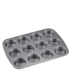 Karabo muffinsform 12 stk grå