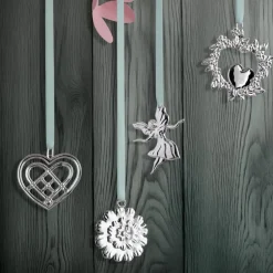 Karen Blixen kuleblomst 6,5 cm forsølvet