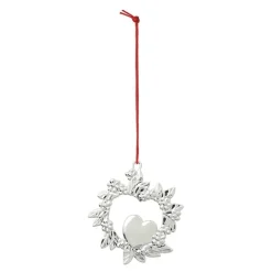 Karen Blixen vilt hjerte 8 cm forsølvet