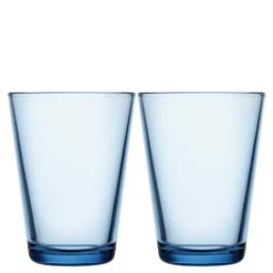 Kartio glass 40 cl 2 stk aqua