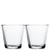 Kartio glass 21 cl klar 2 stk