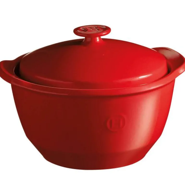 Kasserolle 2L matt rød