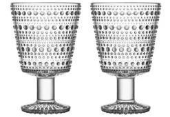 Kastehelmi glass 26 cl 2 stk klar