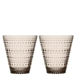 Kastehelmi glass 30 cl 2 stk lin