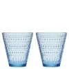 Kastehelmi glass 30 cl 2 stk aqua