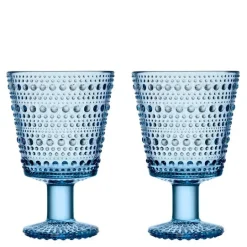 Kastehelmi glass 26 cl 2 stk aqua