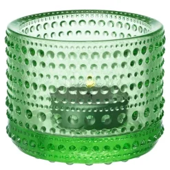 Kastehelmi lyslykt 6,4 cm eplegrønn